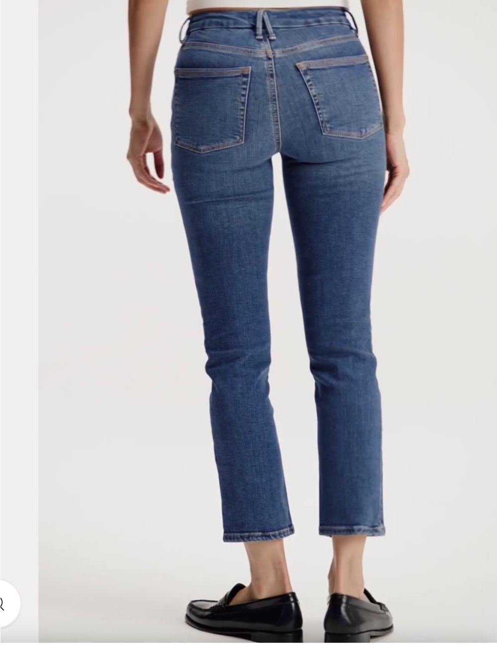 Good American Good Legs Straight Jeans - Picture 15 of 16